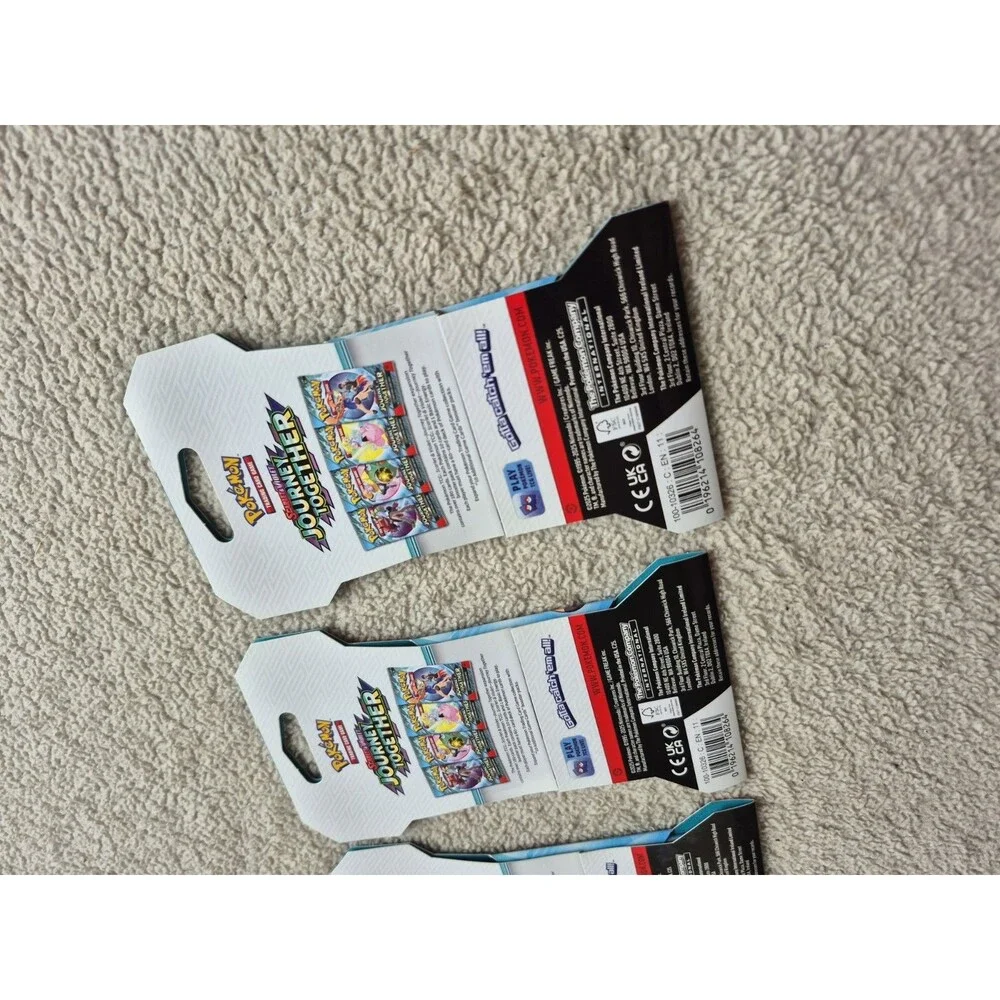 Pokemon TCG Journey Together Sleeved Booster Pack Lot of 3 NEW SEALED